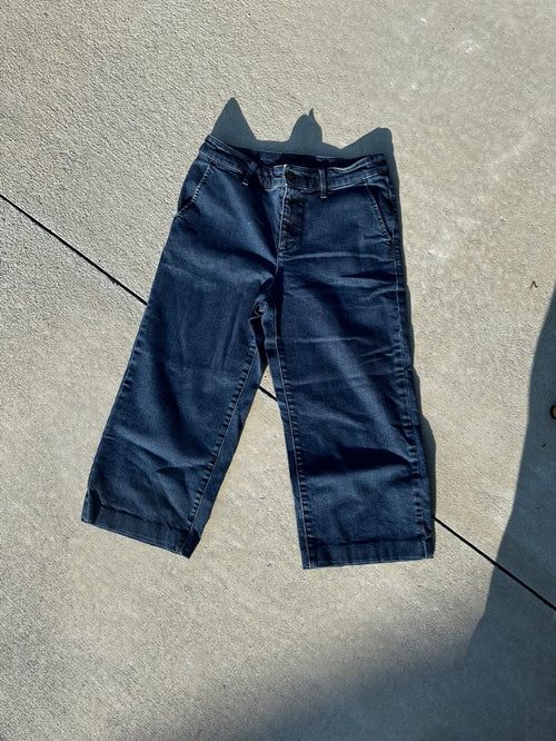 Upcycled Crop Jeans