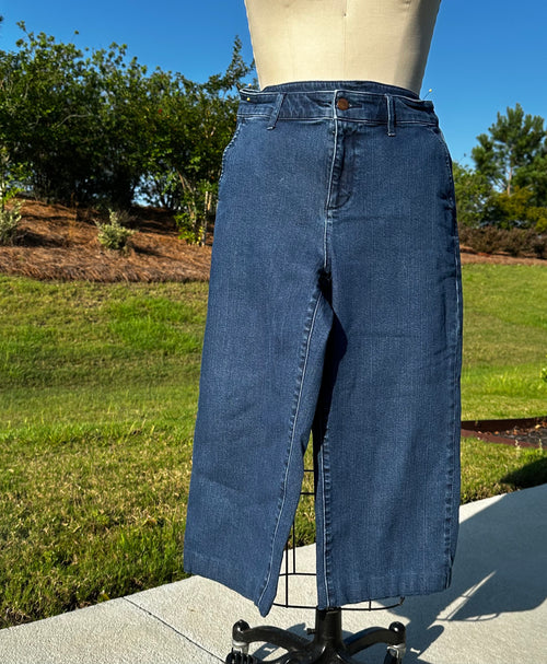Upcycled Crop Jeans