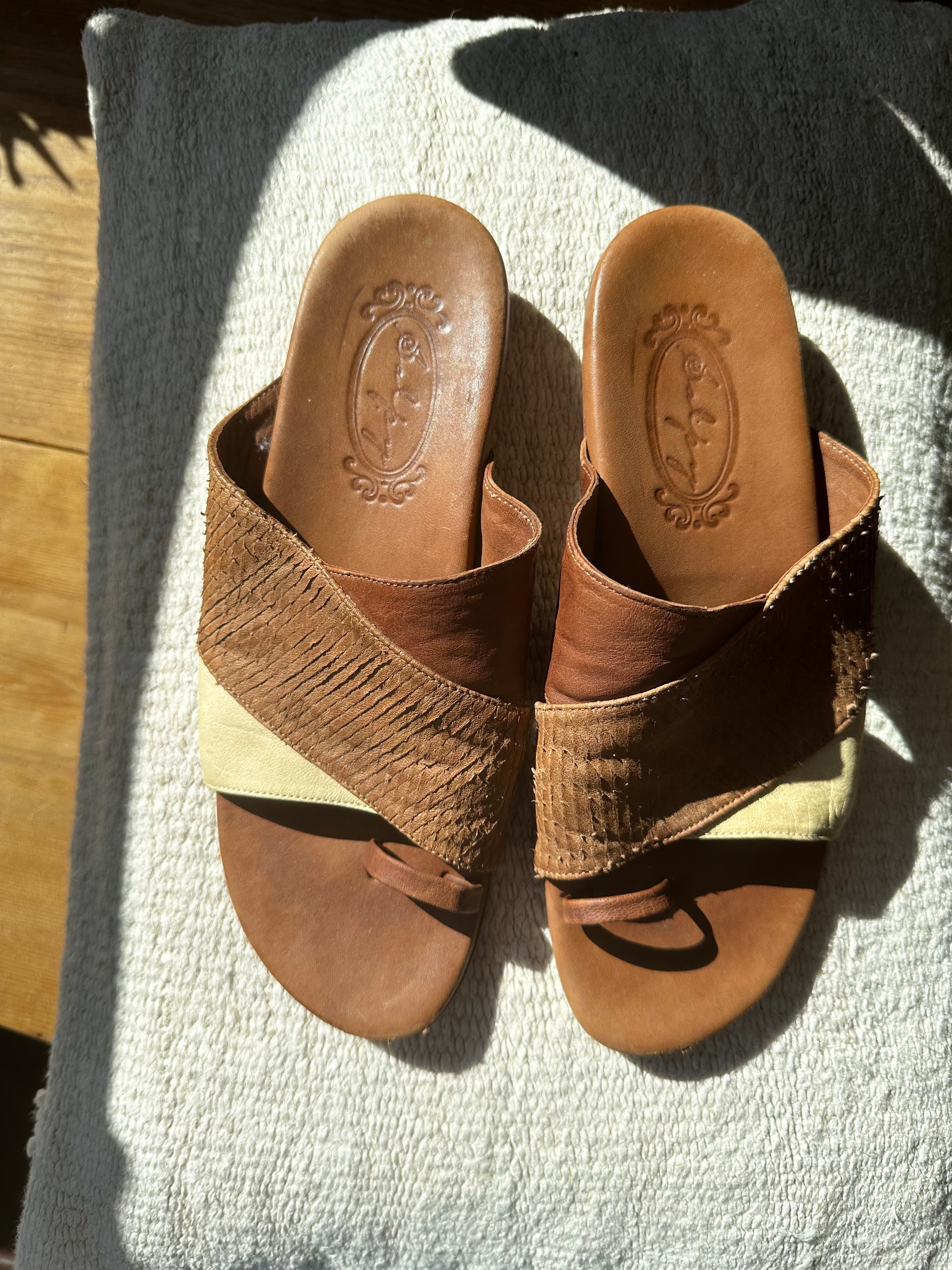 Upcycled Salpy Hand Made Sandał Shoes