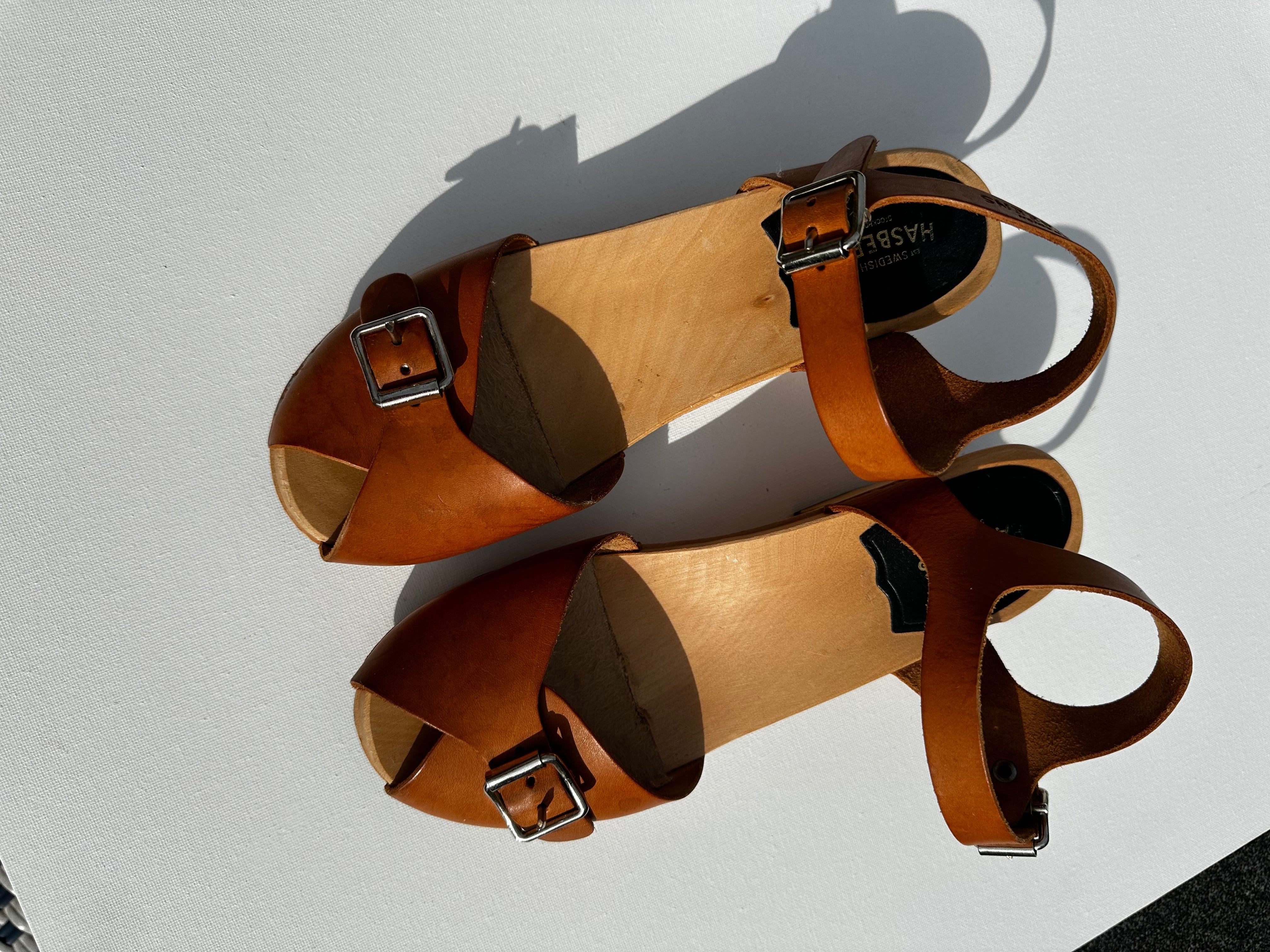 Upcycled Haasbeen Clogs