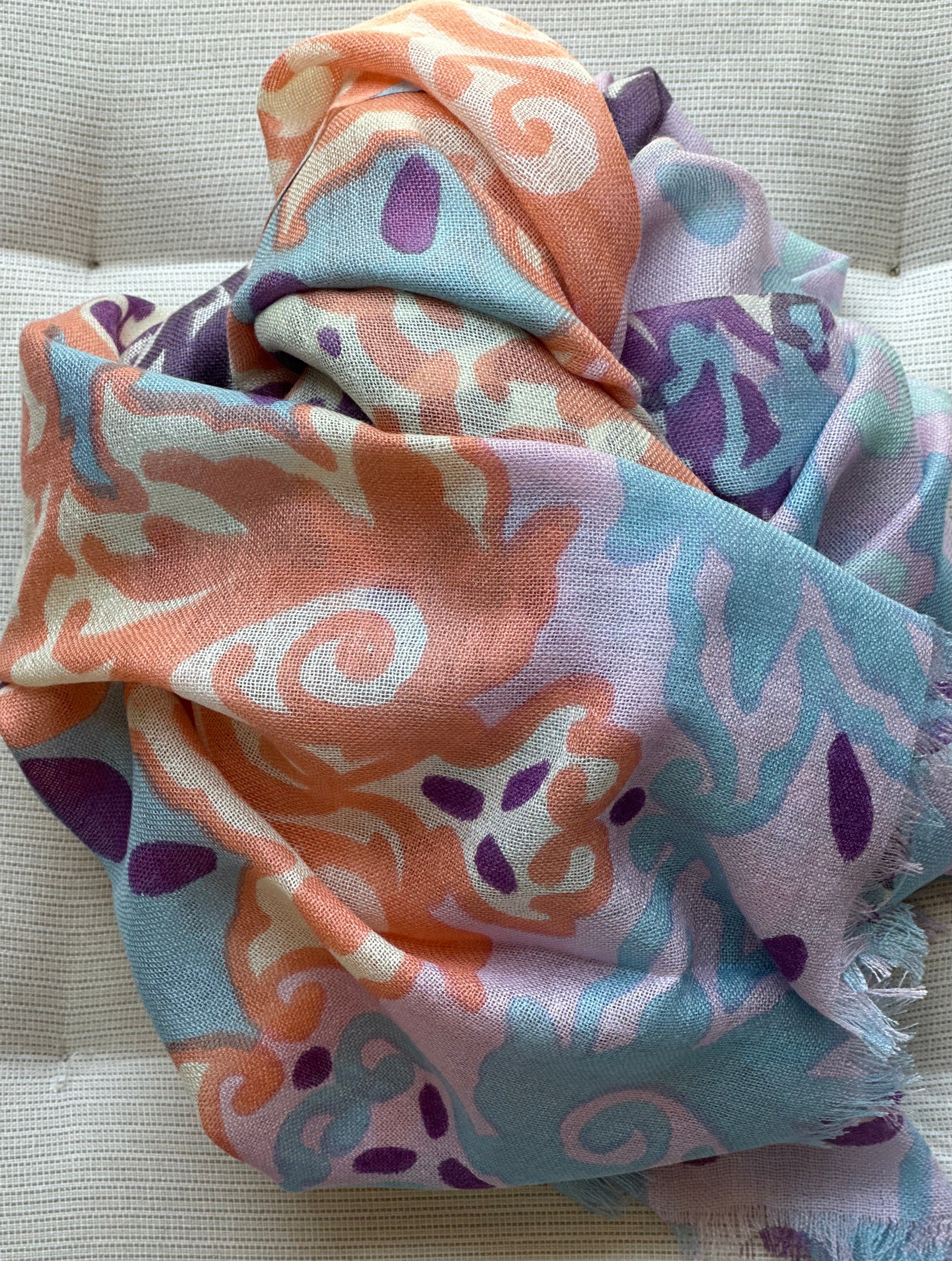 Kinross Silk & Cashmere Scarf.