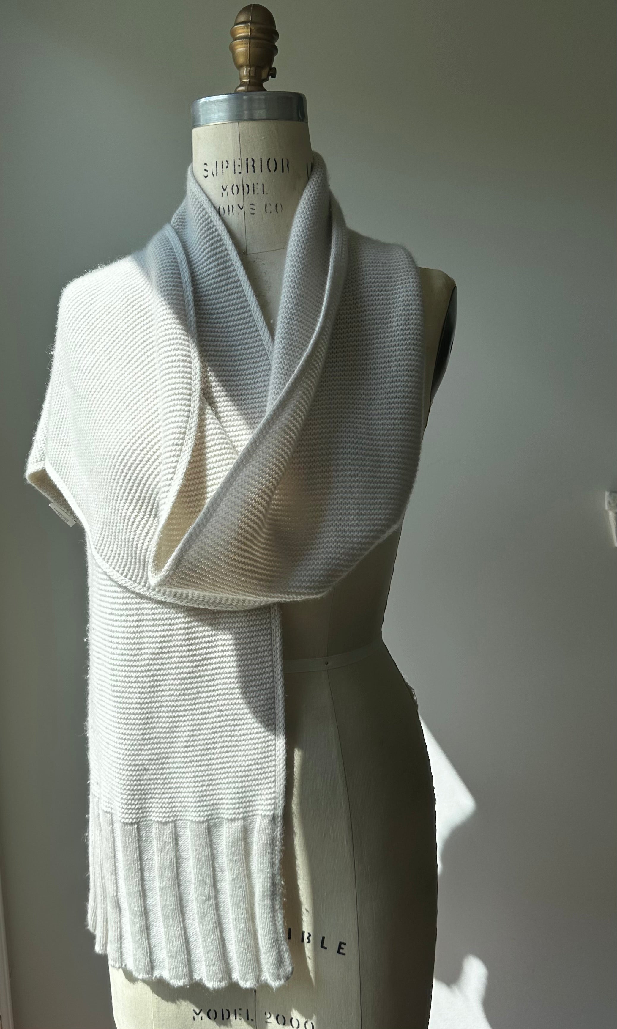 Upcycled Kinross Cashmere Scarf