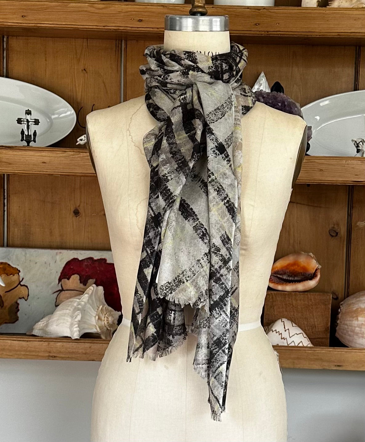Kinross Silk & Cashmere Scarf.