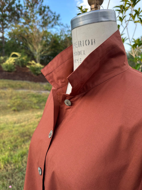 Orchard Shirt - Chestnut - Cotton