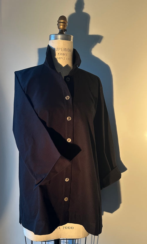 Orchard Shirt - Black - Cotton Flannel