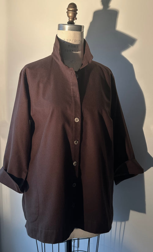 Orchard Shirt - Expresso - Cotton Flannel