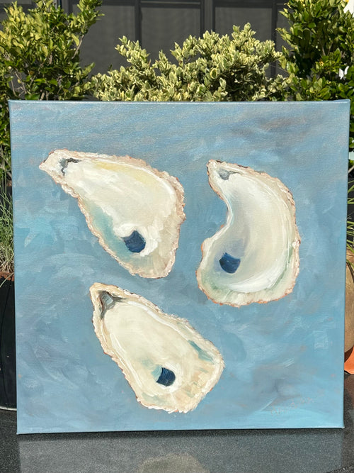 "Tieds Trio"   20" x 20""  Oil on Canvas