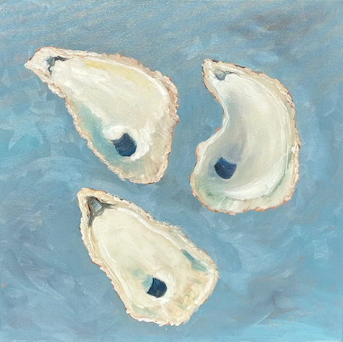 "Tieds Trio"   20" x 20""  Oil on Canvas