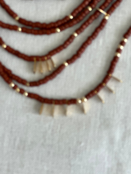 Upcycled Inca Style Necklace