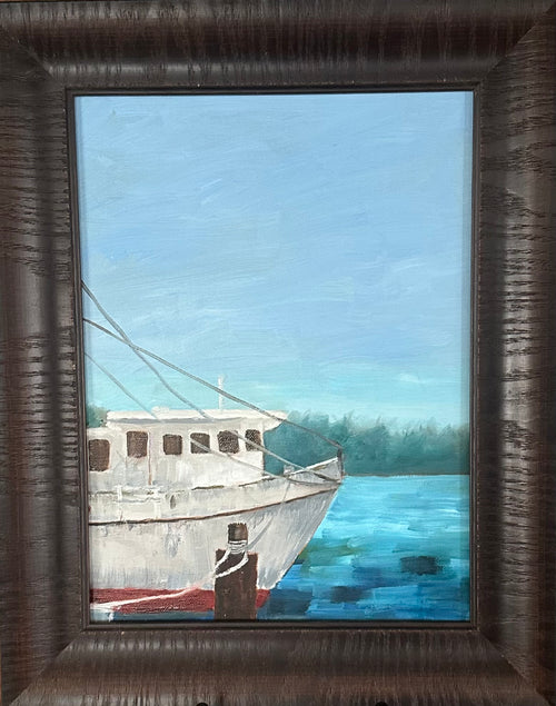 "Docked"   -  Oil Painting