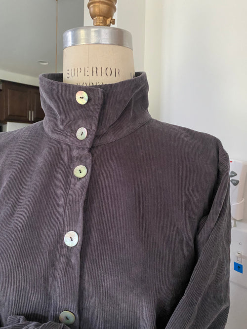 Orchard Shirt    Wide Wale Corduroy  -  Charcoal