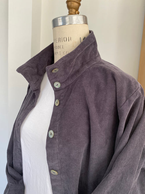 Orchard Shirt    Wide Wale Corduroy  -  Charcoal
