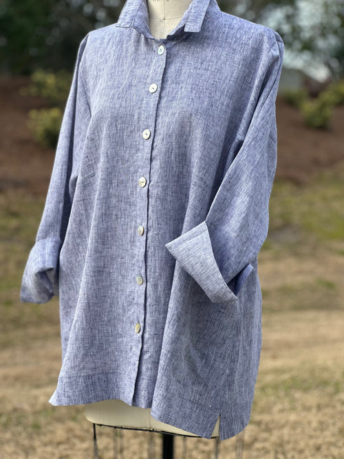 Orchard Shirt  - 100% Linen.  LAST ONE