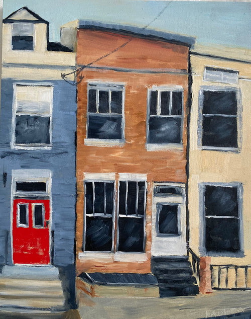 "Red Door"       Oil