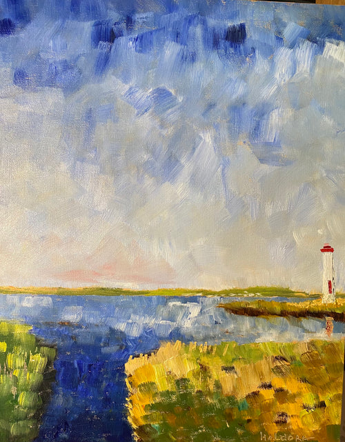 "Lighthouse"       Oil.