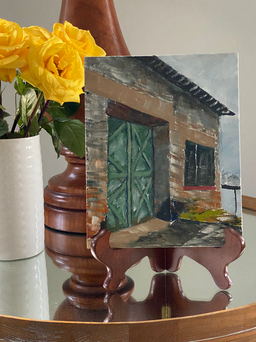 "Boathouse"      Oil