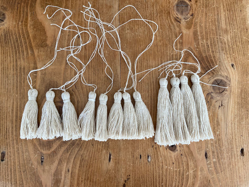 Upcycled - Group of Handmade Tassels